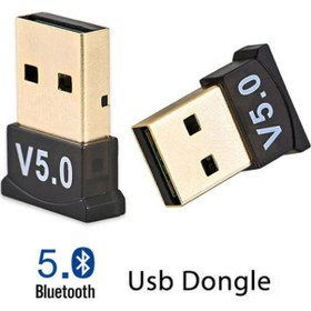 Resim Mini V5.0 Usb Bluetooth Dongle 5.0 Bluetooth Adaptör 