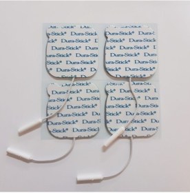 Resim Chattanooga Dura-Stick Plus 5 x 5 CM Kablolu Kare Tens Pedi 4'lü 