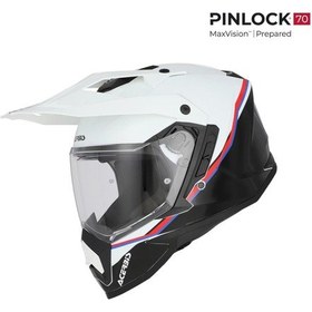 Resim Acerbis Assault Graphıc 22-06 Kask Siyah Beyaz Siyah - Beyaz 