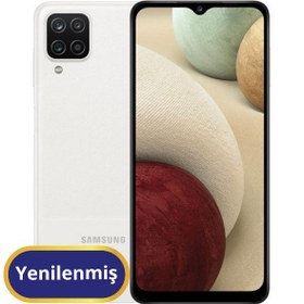 Resim Samsung A12 Yenilenmiş TR Garanti | 128 GB 4 GB Beyaz 