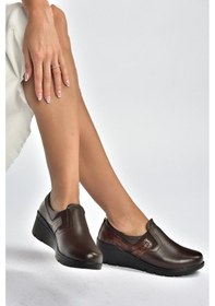 Resim Fox Shoes V324405603 Kahverengi Hakiki Deri Günlük Kadın Ayakkabı Kahverengi-hakiki Deri 