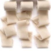 Resim 3 Rulo Şampanya Bej Şifon Kurdele, 3.99cm x 15.0m - Hediye Paketleme, Düğün Süslemeleri ve DIY El İşleri için Yumuşak Püskül Kurdele | Gelin Buketleri ve Düğün Davetiyesi İçin Mükemmel | Festivallik Dekoratif Kurdele | Yumuşak Dokulu Dekoratif Kurdele 