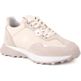 Resim Libero L4821 Süet Deri Erkek Spor Ayakkabı Kemik 