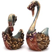 Resim Sosyete Kuğu 2'li Biblo Set 