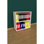 Resim 3G Tasarım Çok Amaçlı Ofis Dolabı, Dosya Dolabı, Kitaplık 3G-005-AD-BEYAZ/90x35x100h 