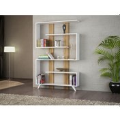 Resim Dekorister Rain Kitaplık Beyaz-Ceviz 
