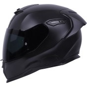 Resim SX.100R Fullblack Mat Siyah Kask 