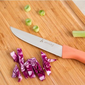 Resim Aryıldız Primo Sebze Bıçağı Somon 11cm 301739 