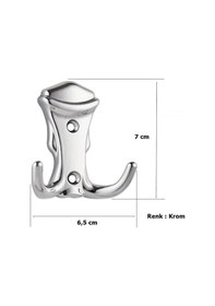 Resim Kobra Mobilya Askı Dolap Portmanto Askısı Krom 