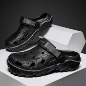 Resim Yumuşak Tabanlı Outdoor Terlik, Rahat Erkek Yeni İlkbahar-Yaz-Sonbahar Çiftler için Dayanıklı Şapkalar, İç Mekan-Dış Mekan-Plaj-Banyo 