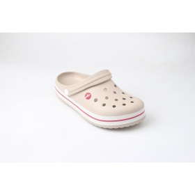 Resim Akınal Bella Ortopedik Günlük Bej Beyaz Kırmızı Terlik Doktor Hemşire Aşcı Medikal 