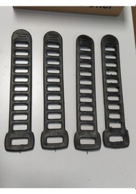 Resim Bisiklet Taşıyıcı Yedek Kayışı 4 Adet Yumuşak Plastik Set Halinde 