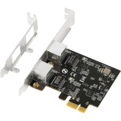 Resim 2 Bağlantı Noktalı 2.5g Gigabit Ağ Kartı Adaptörü 2500 Mbps Pcıe 2.5 GB Ethernet Kartı RJ45 Lan Bilgisayar Denetleyici Kartı (Yurt Dışından) 