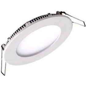 Resim 3 Watt Sıva Altı Yuvarlak Led Panel Armatür Günışığı-Beyaz Işık Krom 