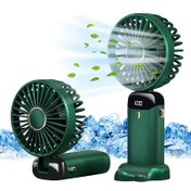 Resim 5 Ayarlanabilir Hızlı Ultra Taşınabilir USB Mini Fan, LED Pil Göstergesi - Ofis, Okul ve Kamp için Mükemmel 