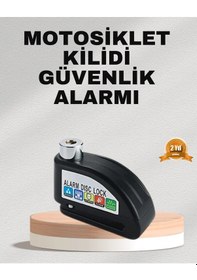 Resim Mey İthalat Ekonomik Alarm Disk Kilidi Motosiklet Scooter Bisiklet Güvenlik 