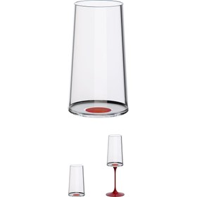 Resim Split Glass - Şampanya Bardağı - Kırmızı 