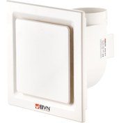 Resim Bahçıvan 24x24 cm BPR 1012 1050 D/D 220/230V Monofaze Plastik Radyal Banyo-Tuvalet Aspiratörü 
