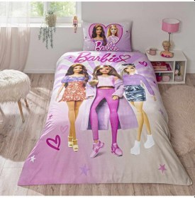 Resim Taç Lisanslı Barbie Shine Pamuk Tek Kişilik Nevresim Takımı 000000001000048890 