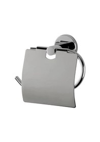Resim Krom Kaplama Metal Kapaklı Tuvalet Kağıtlığı 16.5 x 12.2 x 11.2 CM 