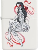 Resim Zippo Çakmak Tattoo Girl 