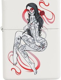 Resim Zippo Çakmak Tattoo Girl 