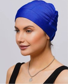 Resim Topichome Havuz İçin Kumaş Yüzme Bonesi 165977906 Mavi 