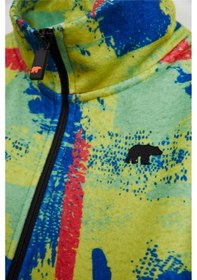 Resim Bad Bear Drew Yeşil Çocuk Polar Sweatshirt-Sulphur 