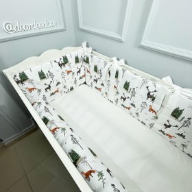 Resim Woods Bumper | Beşik Yan Koruma - Sosis Bumper / 80x140 