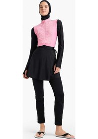Resim DeFacto Regular Fit Hızlı Kuruyan Baskılı 5'li Burkini Takım E7998AX25HSPN160 