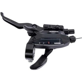 Resim Shimano St-ef515+br-mt200 Hidrolik Disk Fren Vites Seti 3x8v Siyah 