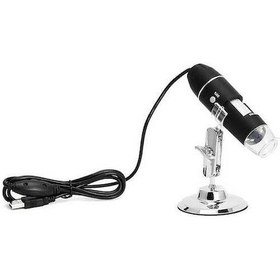 Resim Bosphorusboutique 1600x Usb Taşınabilir Endüstriyel Mikroskop, 8 Ayarlanabilir Led Işık İle El Tipi Detektör 