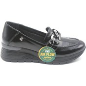 Resim Venüs 2313044k Kadın Deri Ayakkabı Siyah Cilt 