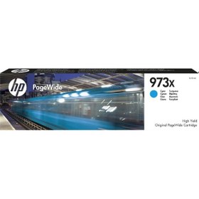 Resim Hp Camgöbeği Yüksek Kapasiteli Pagewide Mürekkep Kartuşu Mavi F6 