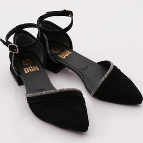 Resim Dgn 591 Kadin Bilekten Bağlama Yanlari Açik Babet 591-1217-R12787 Siyah 