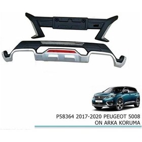 Resim Peugeot 5008 Ön Arka Koruma Difüzör 2017-2020 
