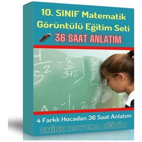 Resim 10. Sınıf Matematik Görüntülü Eğitim Seti 36 Saatlik Özel Anlatı 