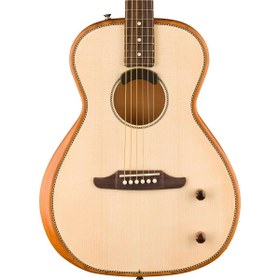 Resim Fender Highway Series Parlor Elektro Akustik Gitar - Natural / Rosewood 