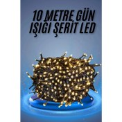 Resim LED Işık Ağaç Süsleme Ampüllü Dekoratif Aydınlatma 10 Metre Gün Işığı 