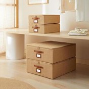 Resim 4'lü Jüt Destekli Hurç Set 2 Adet 31 X 38 X 12 + 45 X 55 X 18 Cm Ocean Home Textile