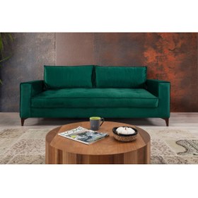 Resim Laperla Mobilya COSMOZ ÜÇLÜ KOLTUK ZÜMRÜT YEŞİL 