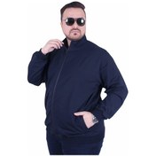 Resim Starbattal Büyük Beden Basic Mevsimlik Fermuarlı Sweatshirt 22750 Lacıvert Lacivert 
