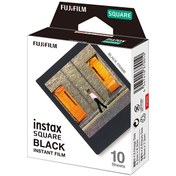 Resim Fujifilm Instax Square Black Edition 10'lu Kare Özel Film 
