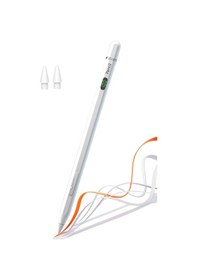Resim Novstrap Apple Uyumlu iPad Pro 11 2/3/4 Nesil İle Bluetooth Dokunmatik Tablet Kalemi Bp26bl Pil Ekranlı Kısayol Tuşlu Stylus Pencil 