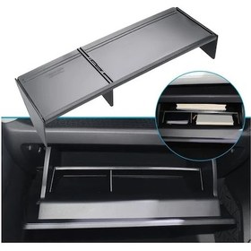 Resim Dashanshop Toyota Rav4 2019 2020 2021 2022 2023 2024 Konsol Organizatörü Siyah Depolama Bölmeli 