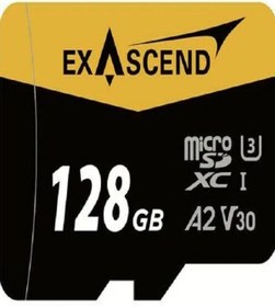 Resim exascend 128GB Catalyst UHS-I microSDXC Hafıza Kartı 