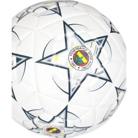 Resim Fenerbahçe Yeni Koleksiyon Match Serisi Lisanslı 32 Panel Dikişli 5 Numaralı Futbol Topu Beyaz 