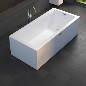 Resim Sharp Bağımsız Küvet | Jakuzi Seçenekli - 92x172 / Beyaz / 1 Kişilik 