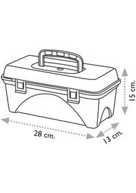 Resim Super Bag Asr-2016 12 İnç Takım Çantası - Plastik Sabit Kilitli 