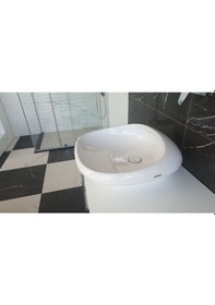 Resim Vitra 4520B403-0046 Istanbul Çanak Kare Lavabo 50 CM 